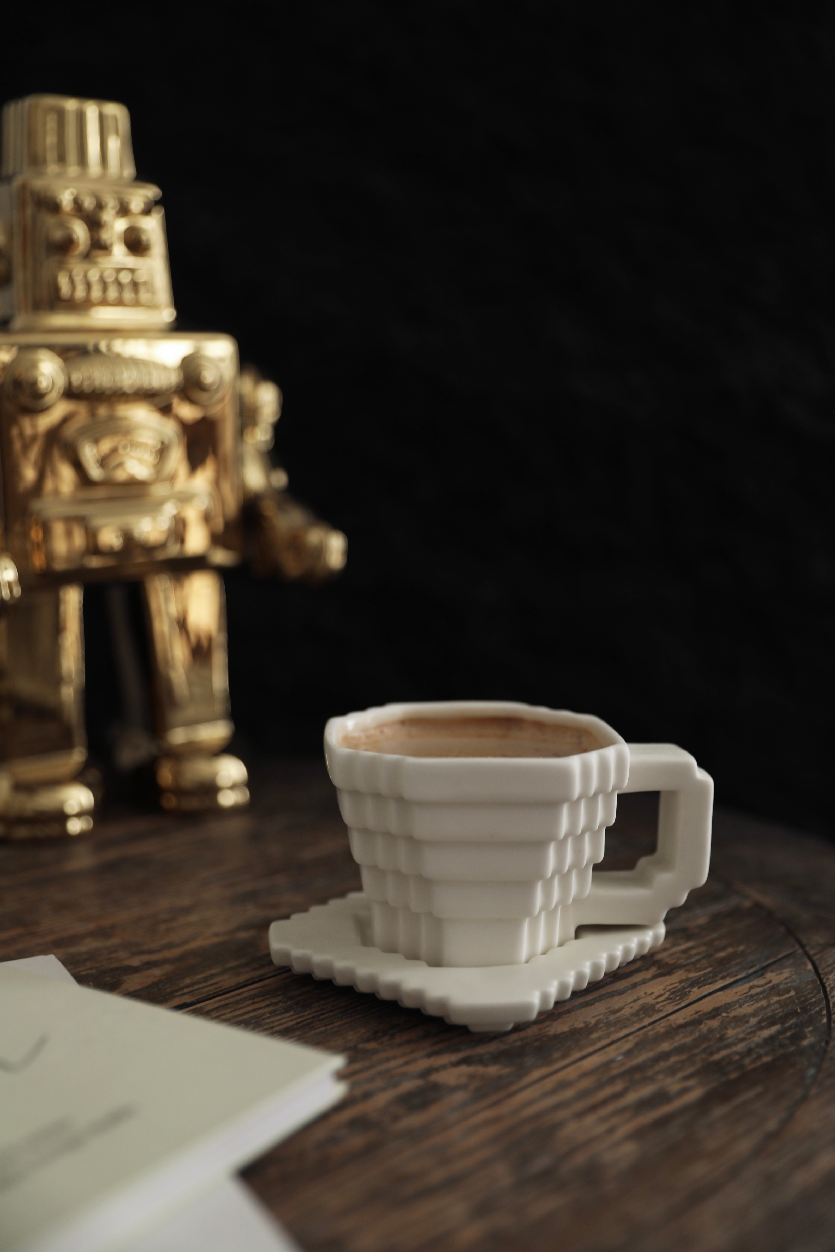 Pixel Pour Cup & Saucer