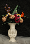 Moonlit Selene Portrait Ceramic Vase