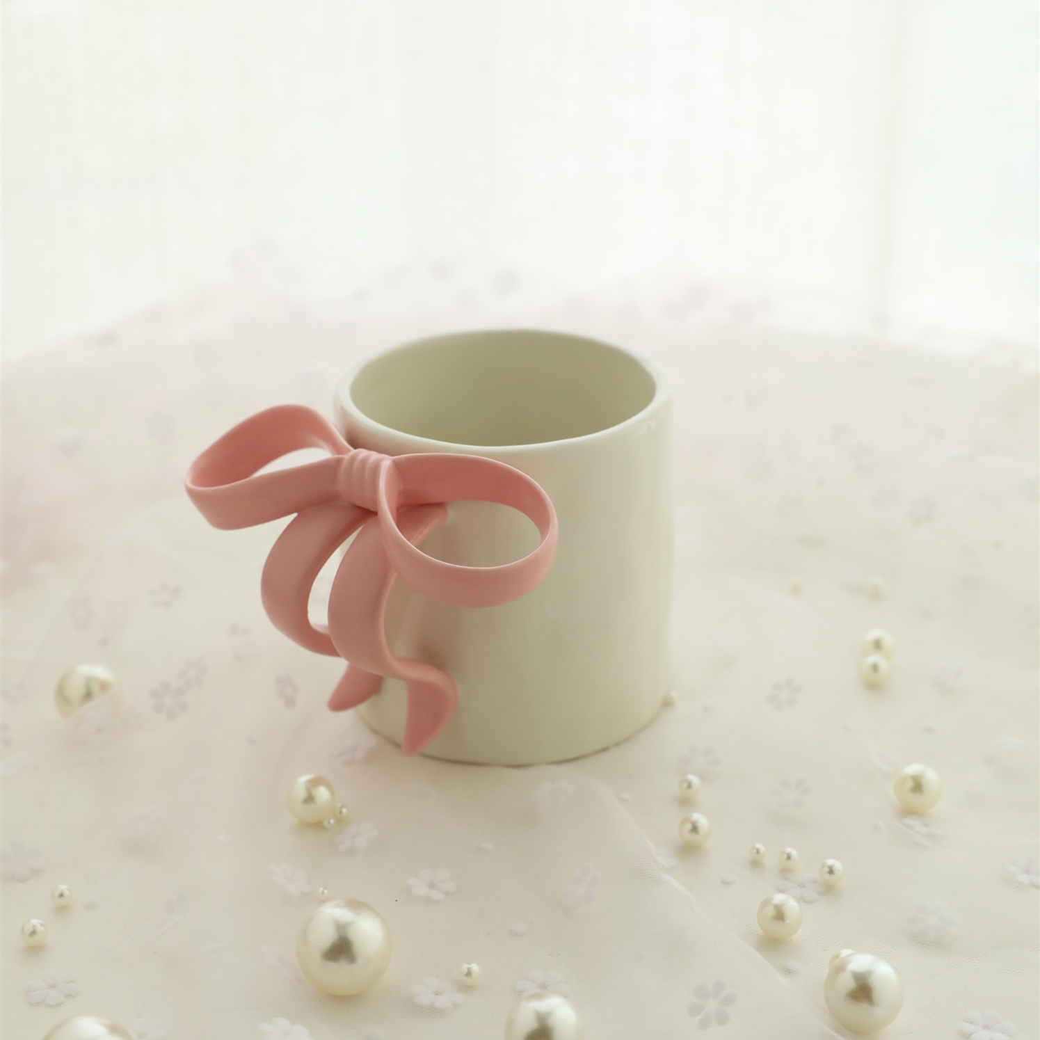 Ribbon Kiss Mug