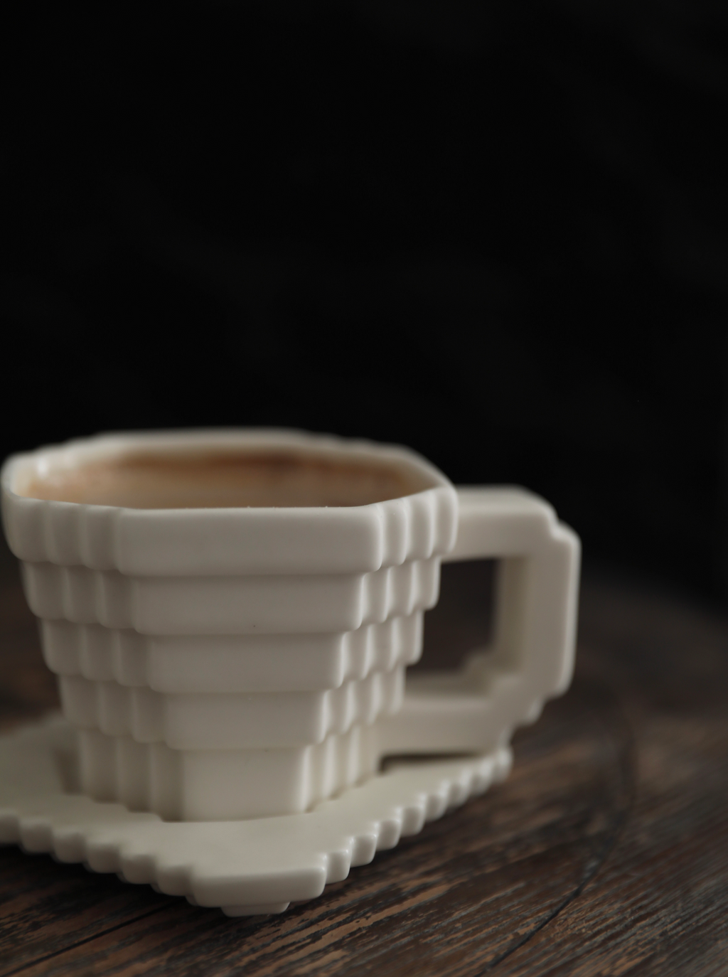 Pixel Pour Cup & Saucer