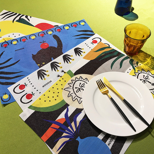 Graffiti Feast Table Mats