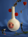 Red Ear Daydream Vase