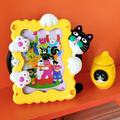 Playful Cat Paw Party Photo Frame