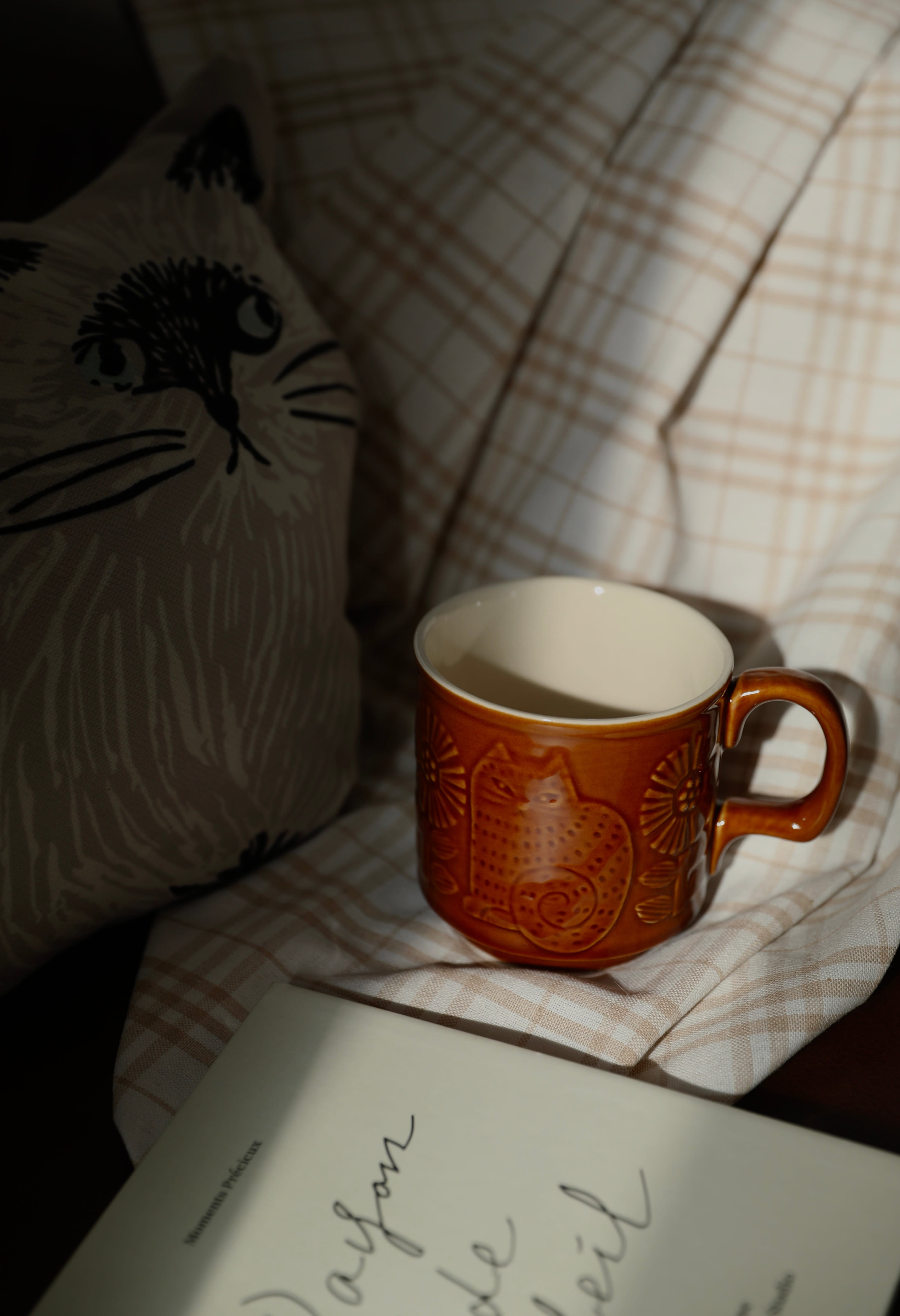 Woodland Muse Embossed Stoneware Mug