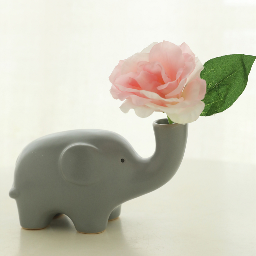 Sunrise Trunk Miniature Elephant Vase