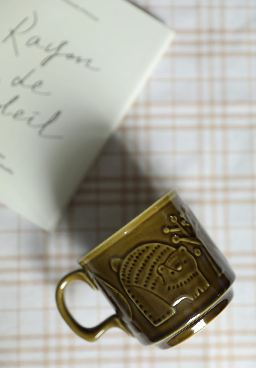 Woodland Muse Embossed Stoneware Mug