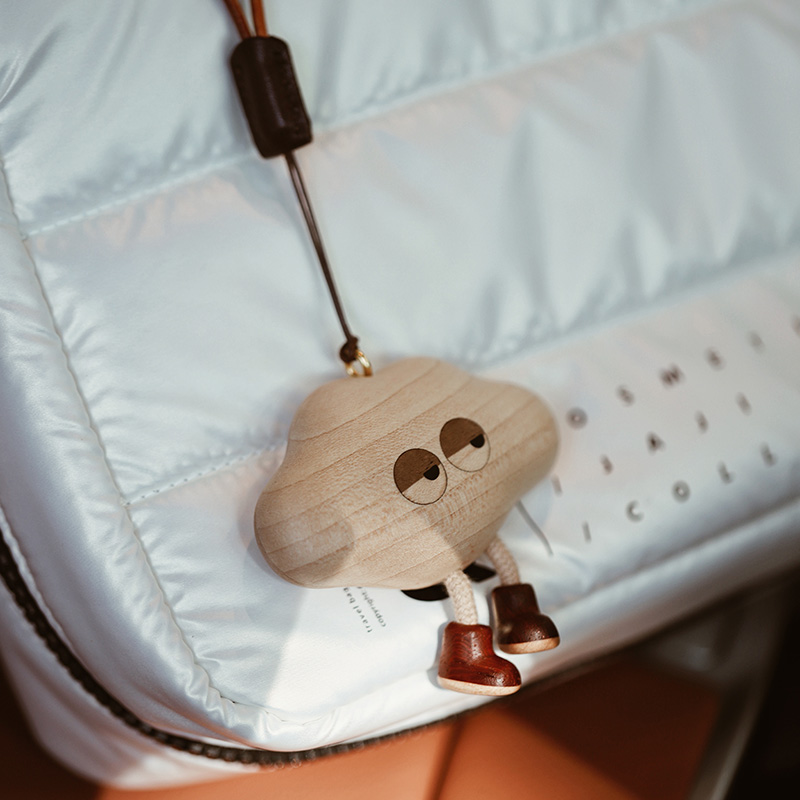 Cloud Companions – Wooden Charm Collection