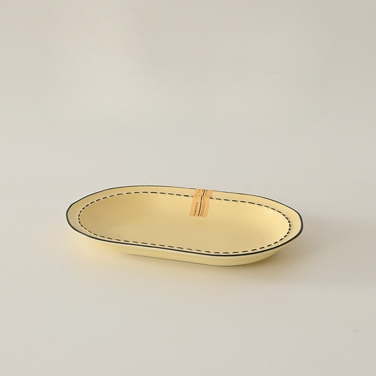 Cheddar Doodle Dish Set - Oval Toast image