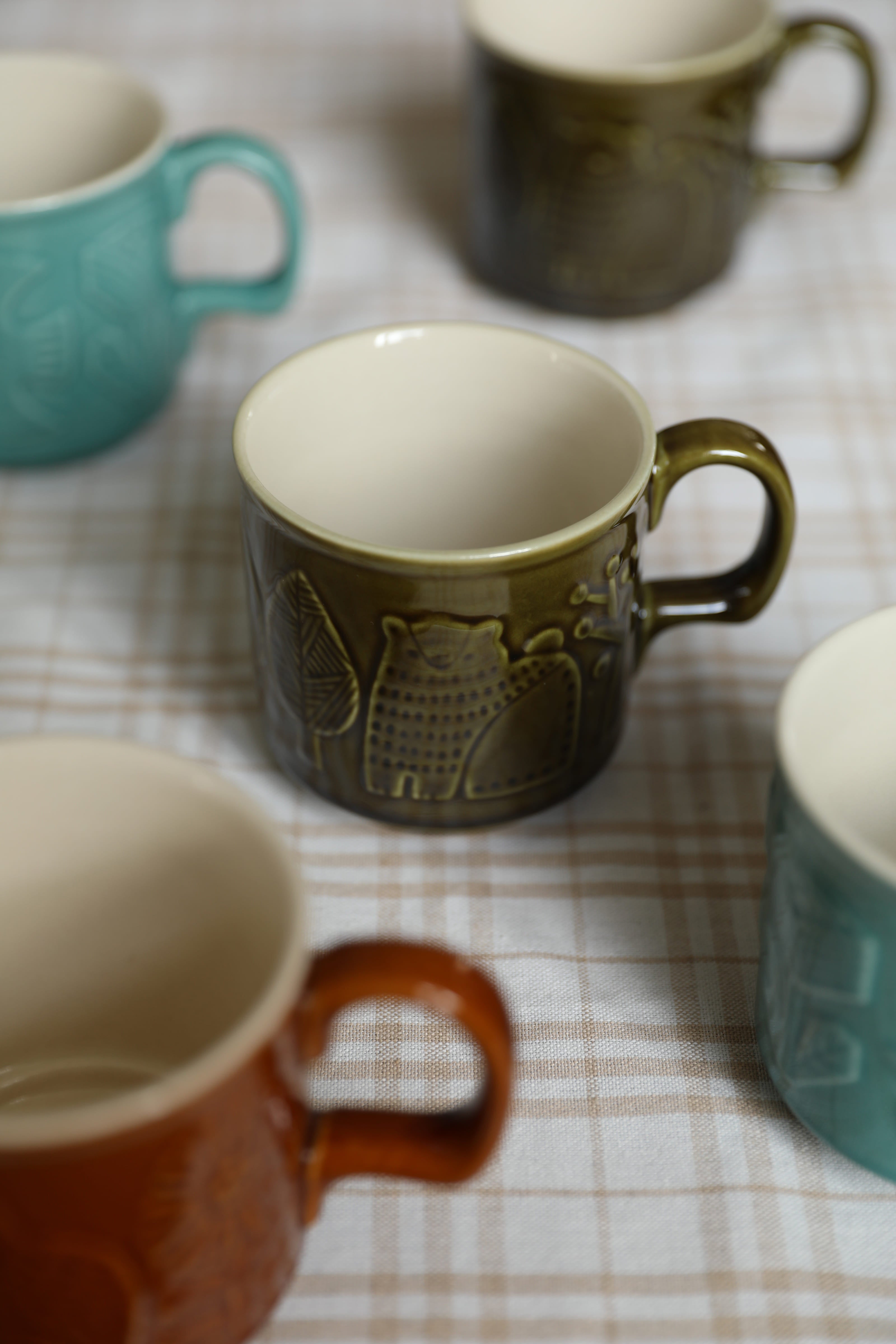 Woodland Muse Embossed Stoneware Mug