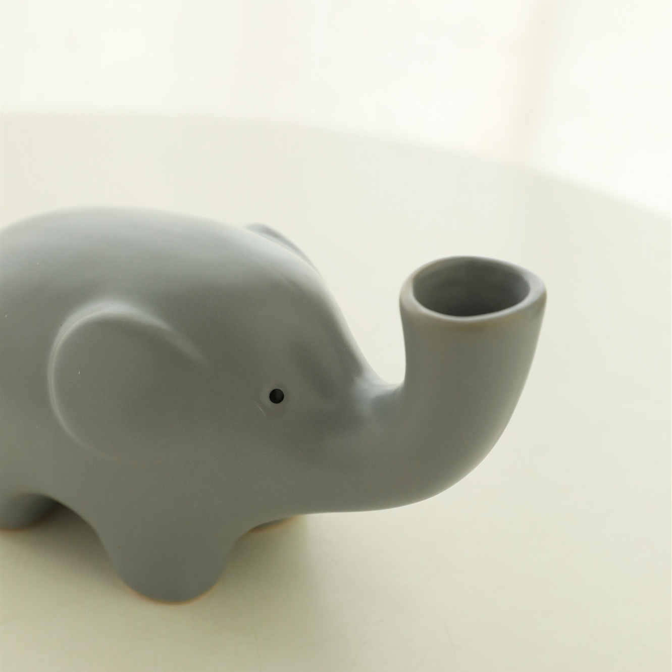 Sunrise Trunk Miniature Elephant Vase