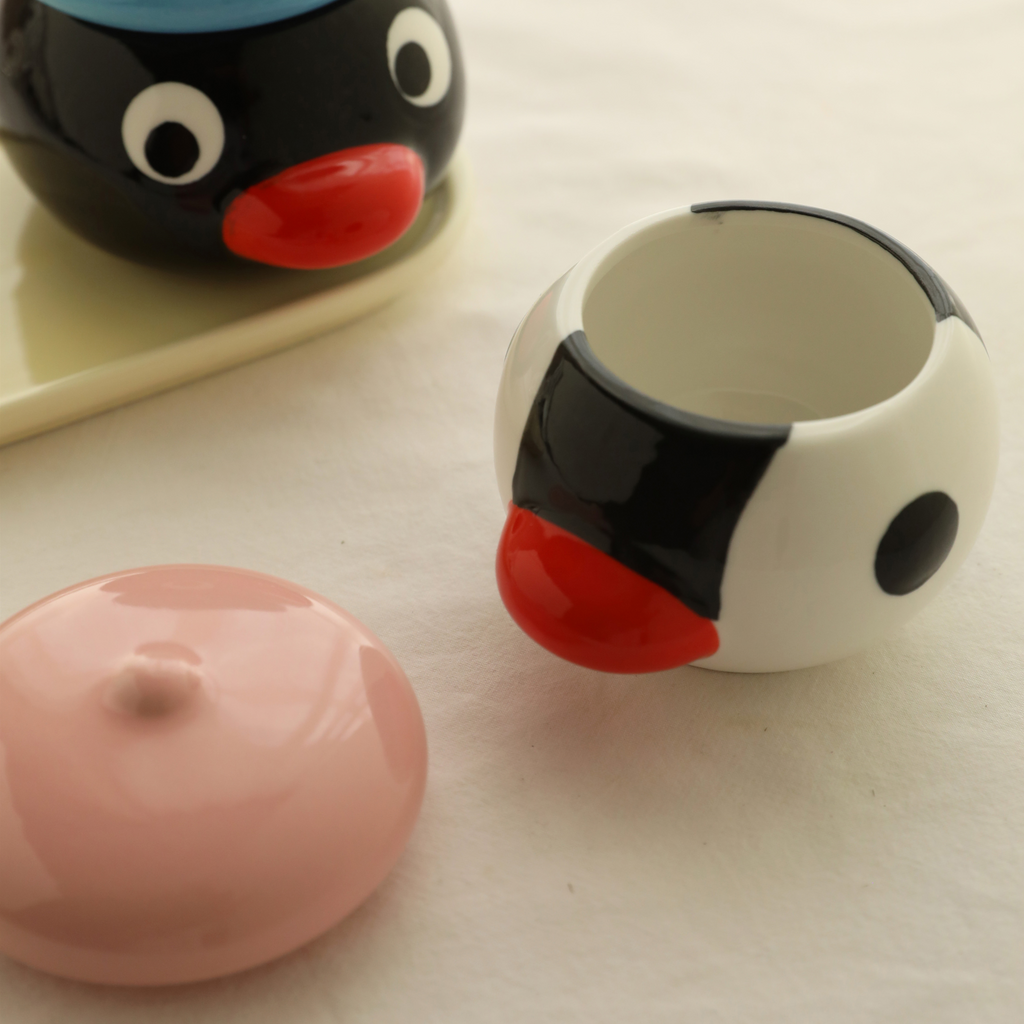 Pingu Penguin Family Ceramic Spice Jar Set