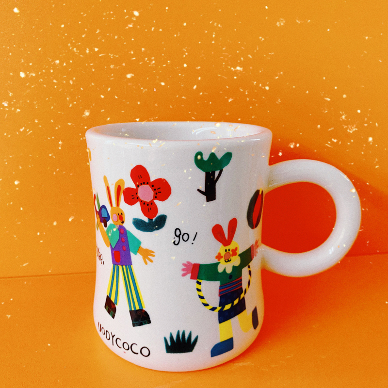 Whimsi-Hop Rabbit Mug