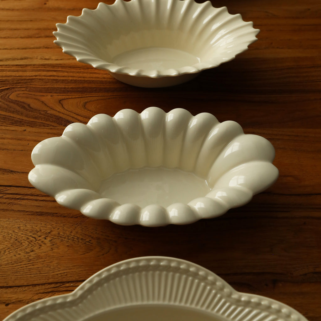 Blooming Oval Deep Plate
