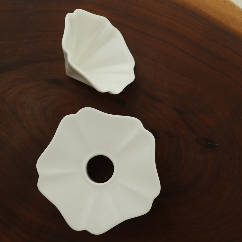 Half-Day Petal Gongfu Tea Cup Set (Pair)