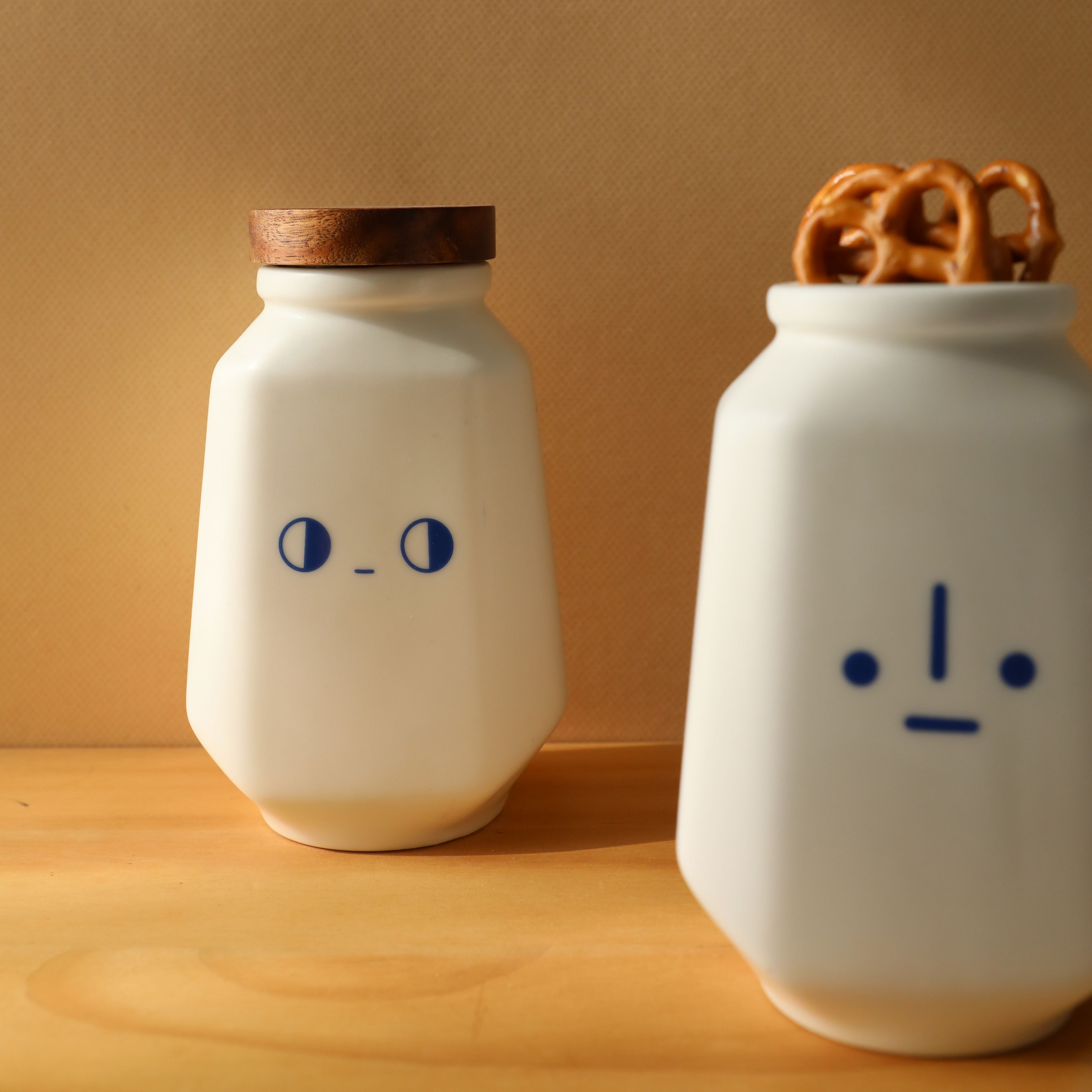 Snackface Ceramic Jar Set