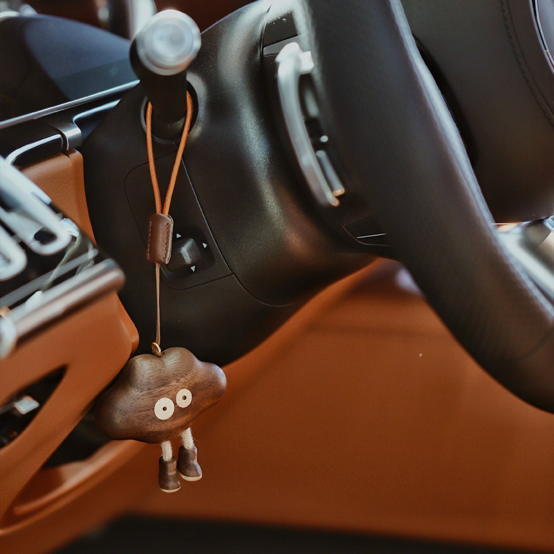 Cloud Companions – Wooden Charm Collection