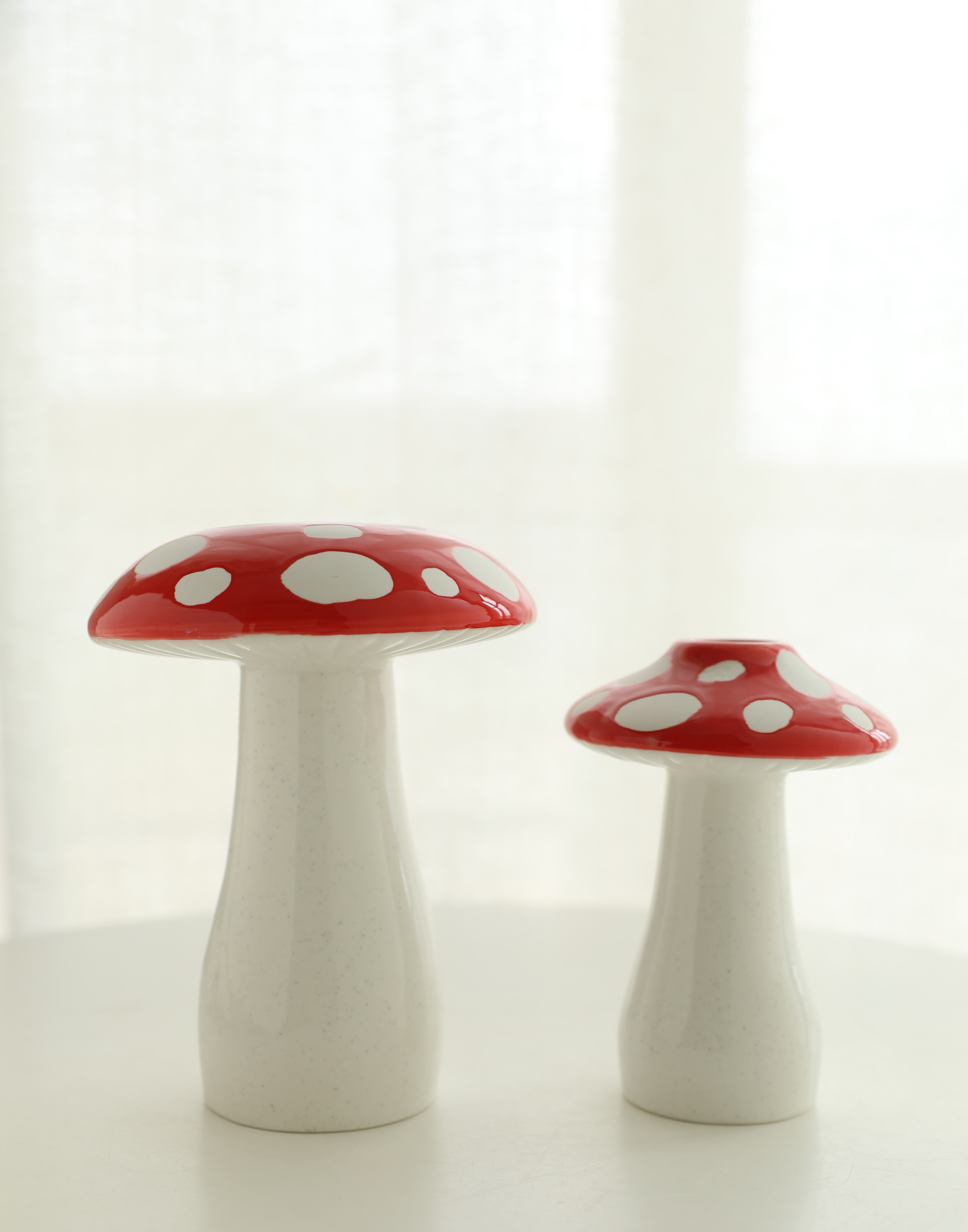 Whimsy Mushroom Ceramic Vase