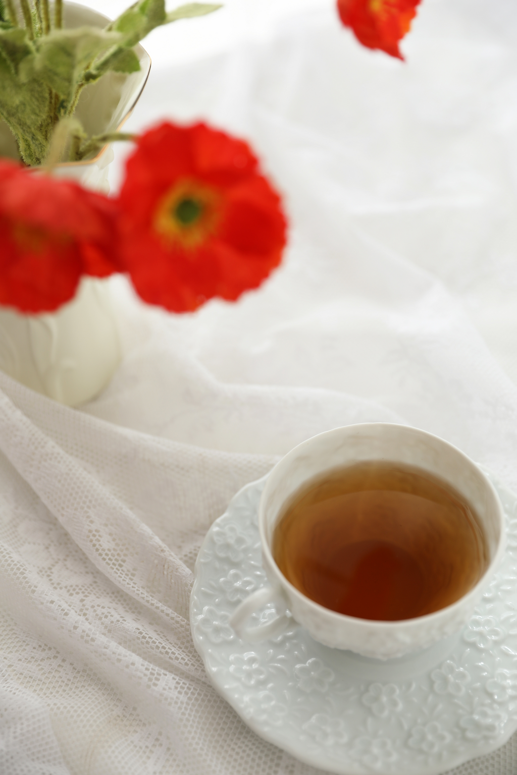 Frost Bloom Tea Cup & Saucer