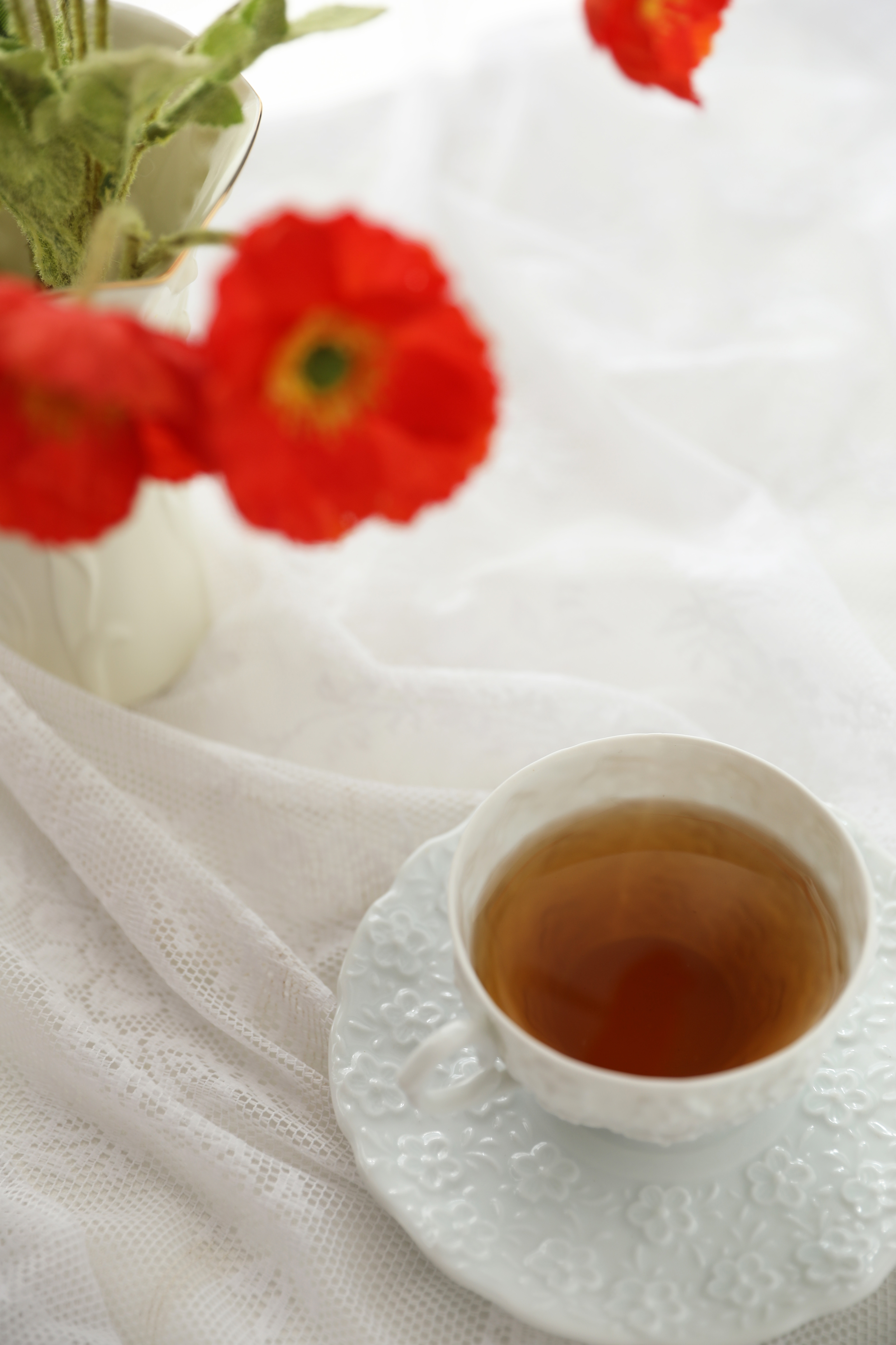 Frost Bloom Tea Cup & Saucer