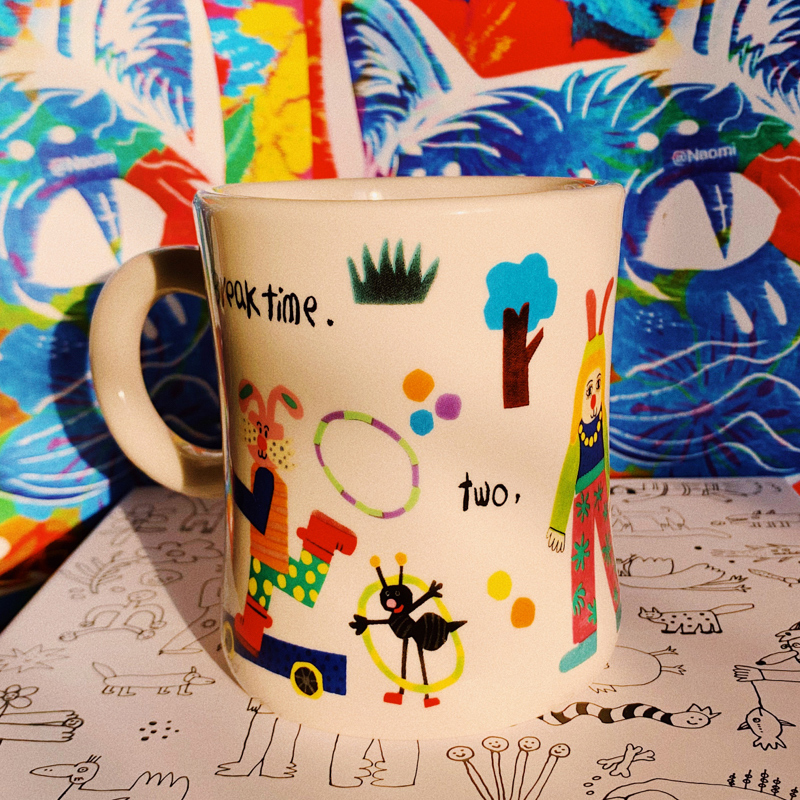 Whimsi-Hop Rabbit Mug