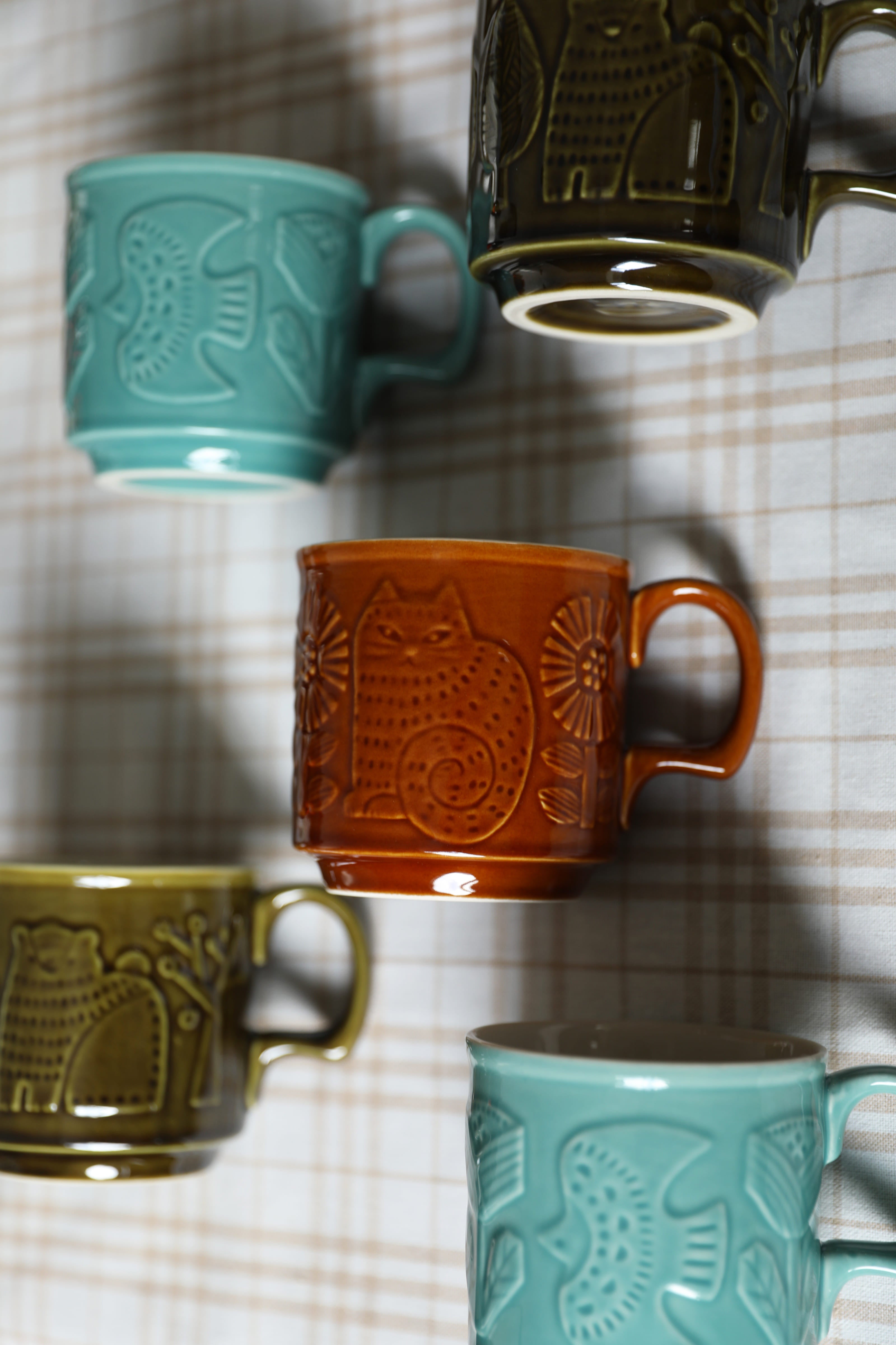 Woodland Muse Embossed Stoneware Mug