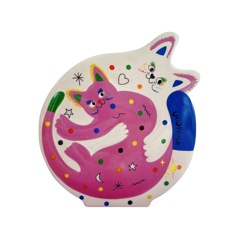 Sweetheart Cats Vase