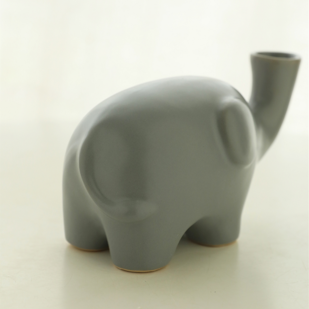 Sunrise Trunk Miniature Elephant Vase