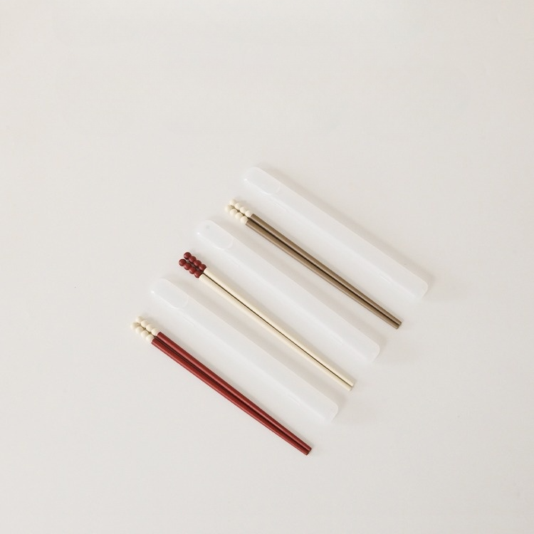 Bean Dot Chopstick Trio Set - Cozy Library image