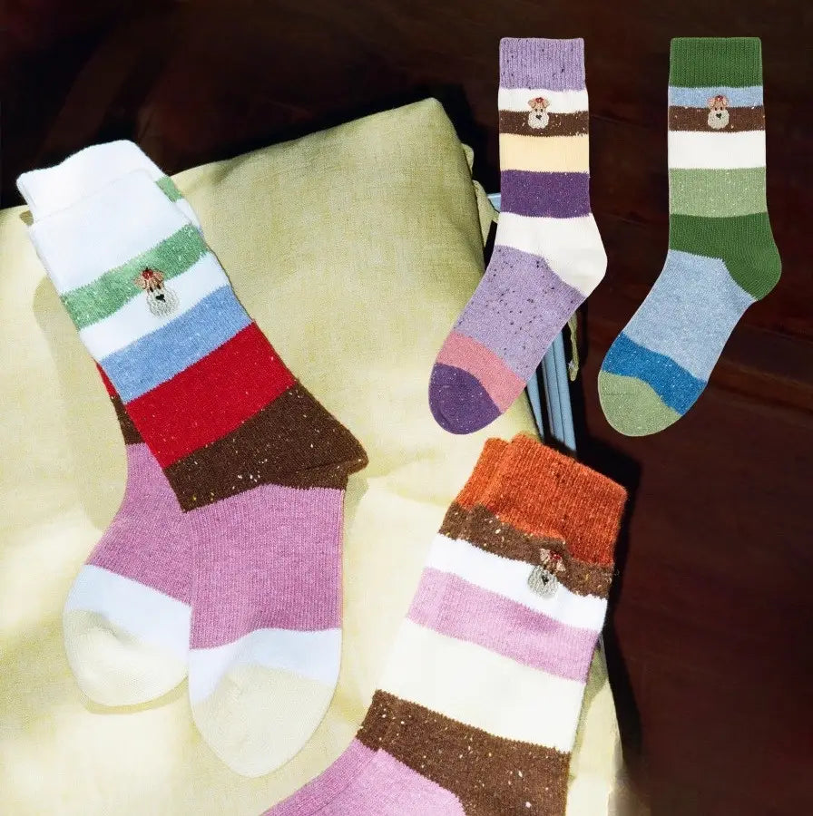 Popcorn Pup Cozy Socks image 0