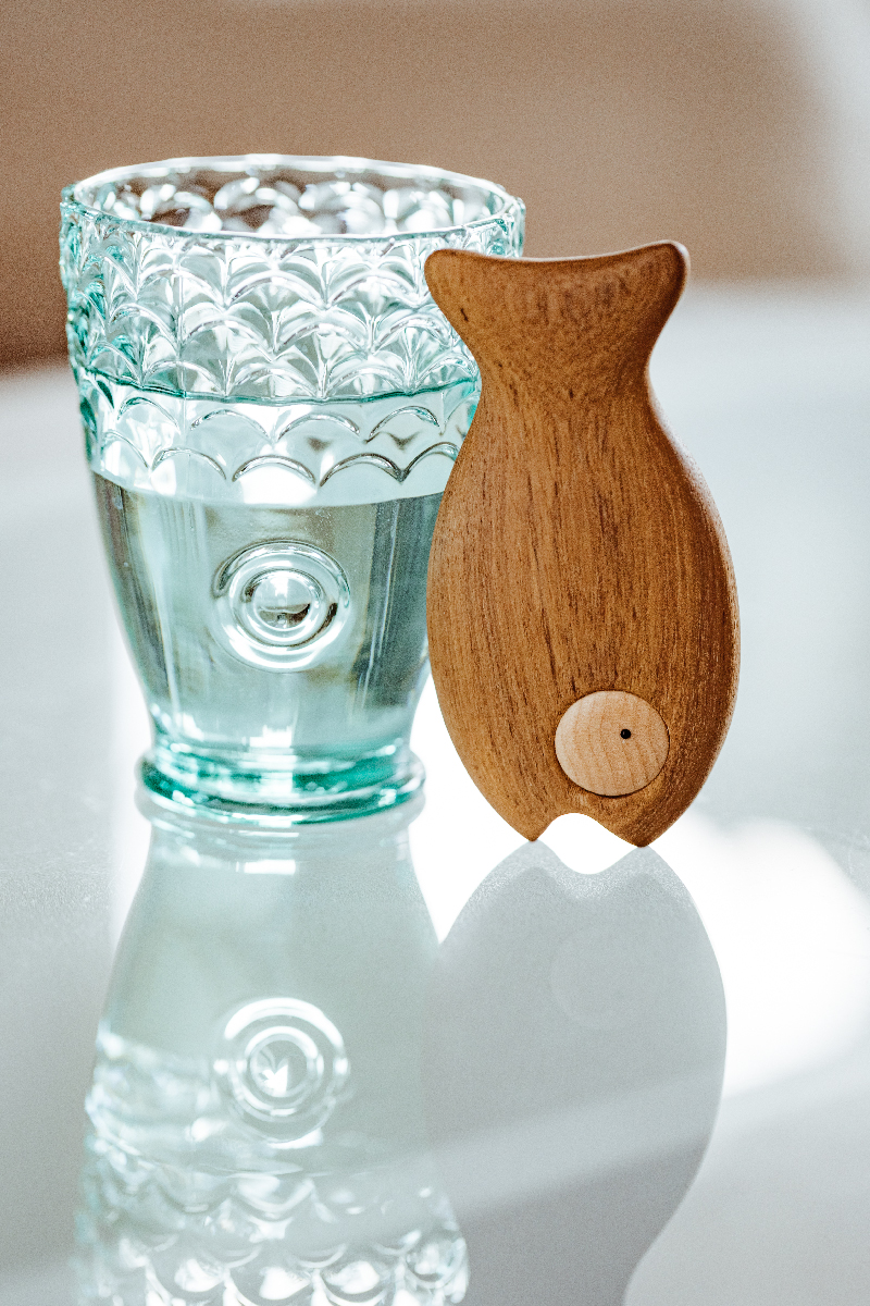 Lazy Little Fish Wooden Bottle Opener & Magnet