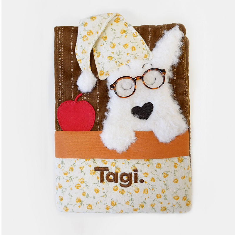 Sleepy Pup Notebook - Brown Dreamer image