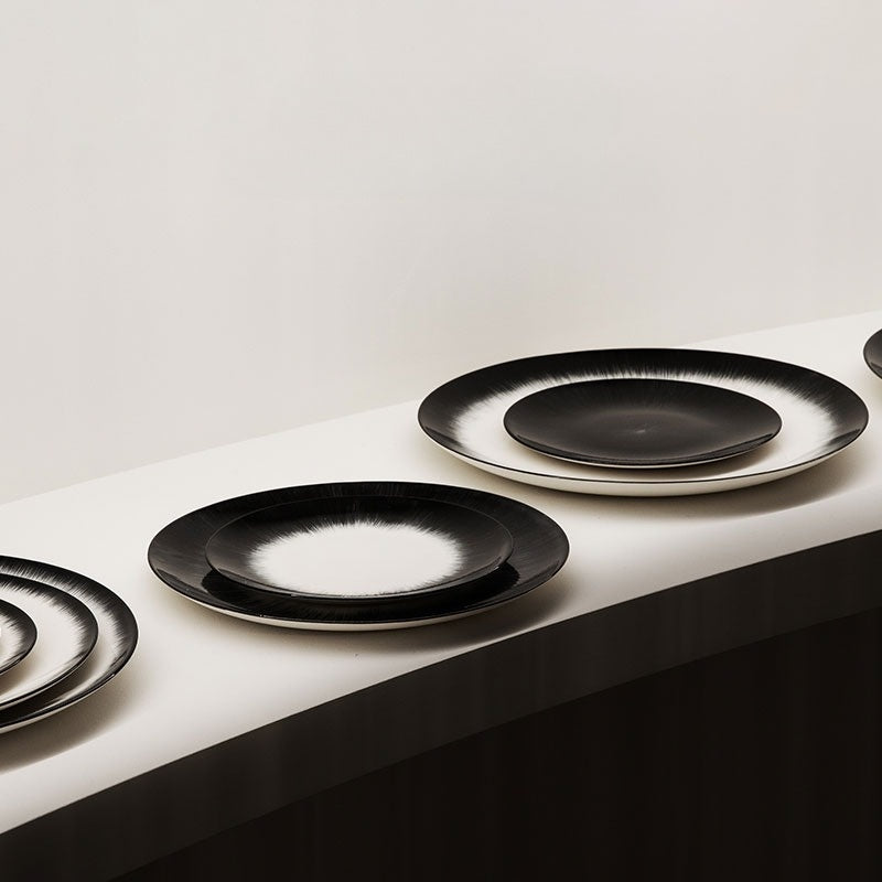 Onyx Whisper Ceramic Plates image 0