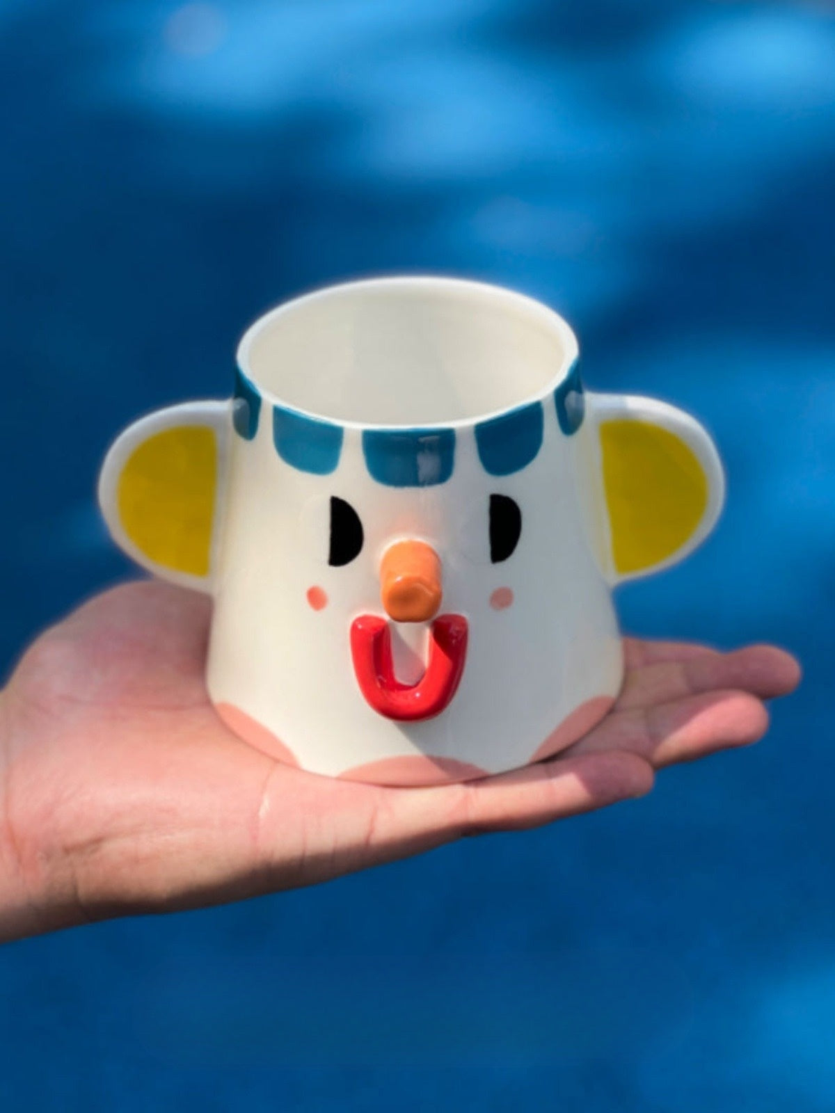 Boldly shaped ceramic cup that turns a daily coffee into a gallery-worthy ritual