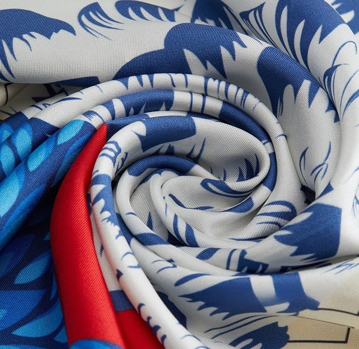 Rooster’s Song Silk Square