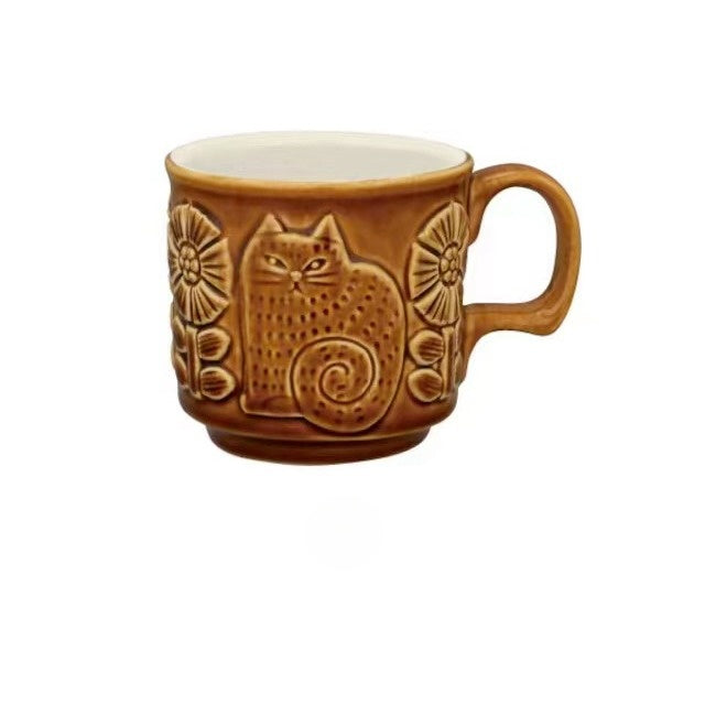Woodland Muse Embossed Stoneware Mug