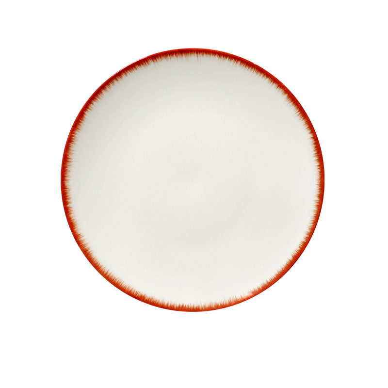 Ember Glow Red Rim Plates - Starter Plate image
