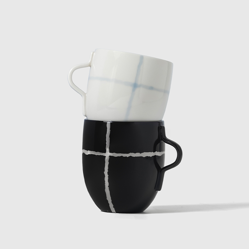 Gridlight Porcelain Mug image 0