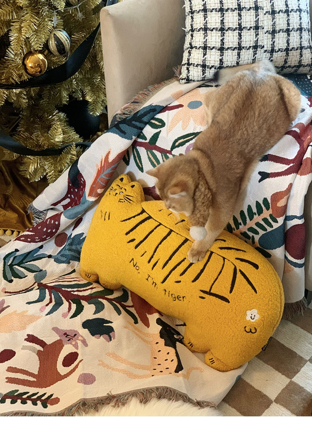 Fortune Tiger Cushion
