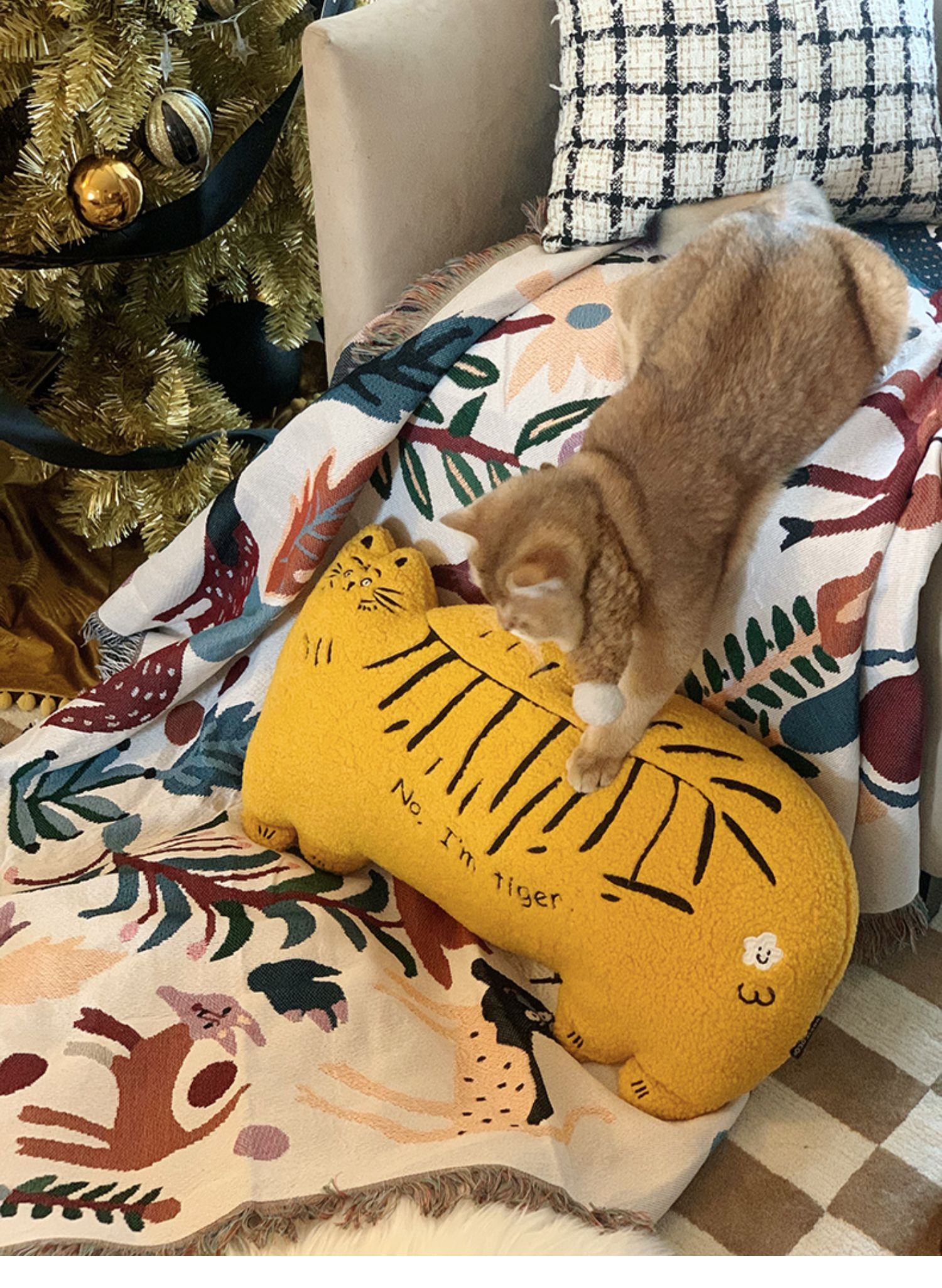Fortune Tiger Cushion