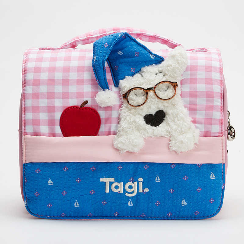 Bedtime Buddy Toiletry Bag - Pink Gingham image