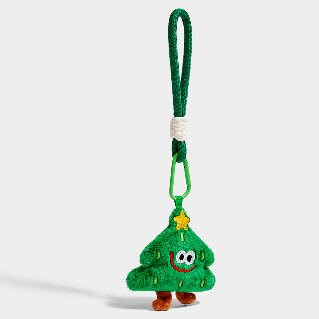 Merry Sprout Smiling Tree Keychain