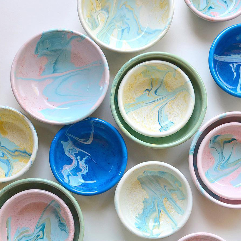 Swirly Whirly Enamel Bowl image 1