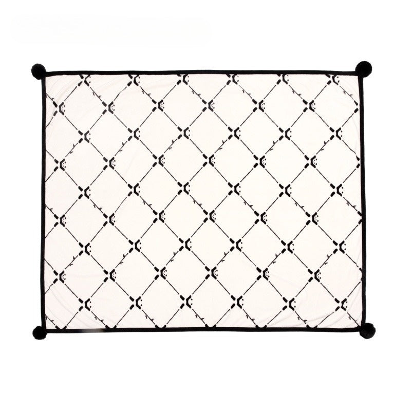 Panda Tai Chi Fleece Blanket image 1