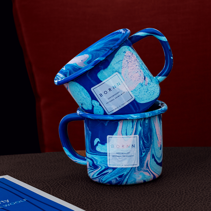 Swirly Whirly Enamel Mug image 2