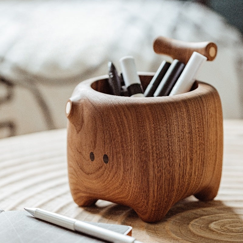 Trunky the Tidyboar - Walnut Wood image