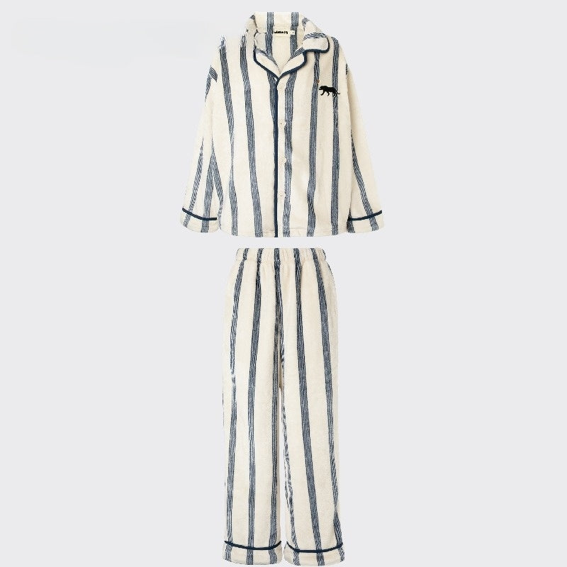 Panther Stride Striped Pajama Set image 5