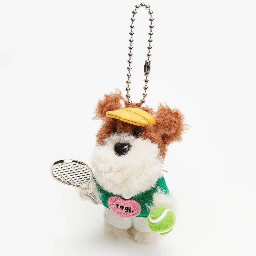 Court Buddies Plush Keychain - Green Jersey image