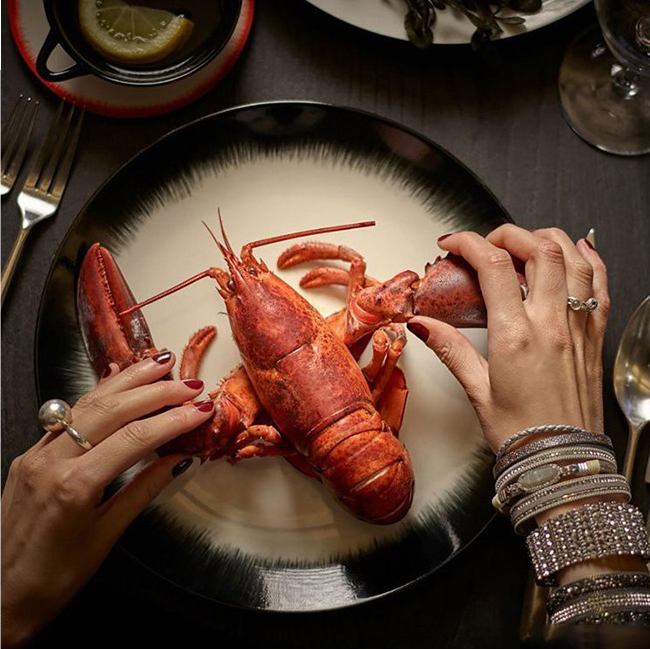 Eclipse Bloom Brushstroke Plates image 0