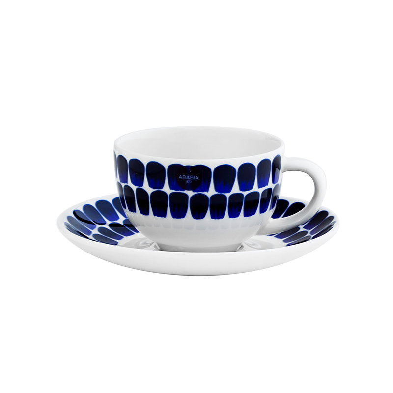Midnight Petal Parade Ceramic Dinnerware - Dream Sip Set image
