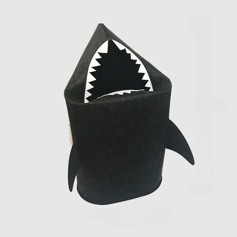 Chomp-Chomp Shark Laundry Basket - Large Shadow Shark image